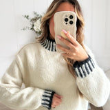 Maeve | Long Sleeve Cozy Winter Soft Knit Stretchy Midi Dress