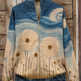 Vincenza™ | Padded Zip Cardigan from Dandelion Field