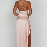 Grace | Elegant Long Slip GownSatin Maxi Dress