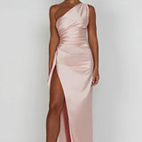 Grace | Elegant Long Slip GownSatin Maxi Dress
