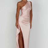 Grace | Elegant Long Slip GownSatin Maxi Dress