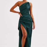 Grace | Elegant Long Slip GownSatin Maxi Dress