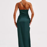 Grace | Elegant Long Slip GownSatin Maxi Dress