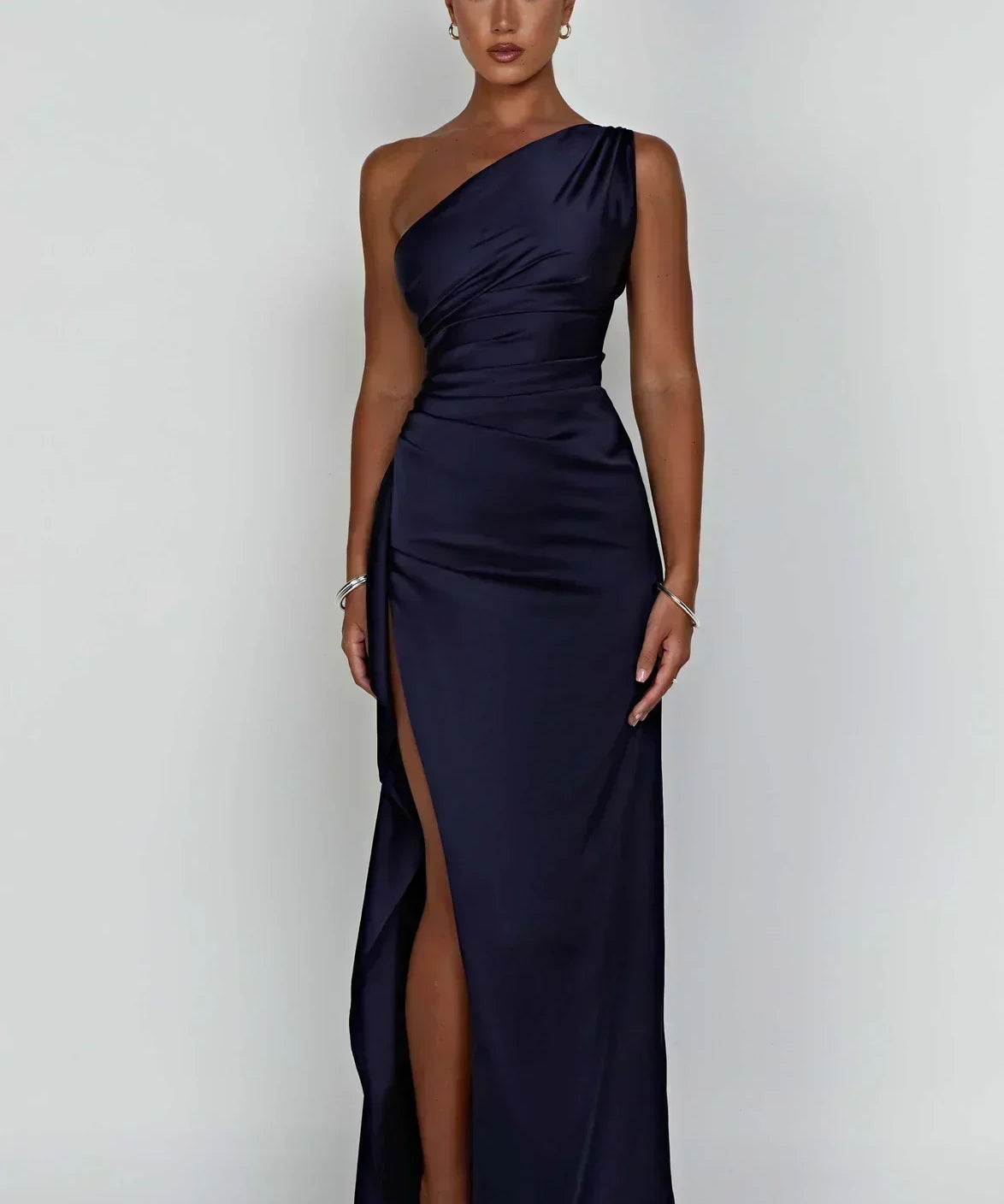 Grace | Elegant Long Slip GownSatin Maxi Dress