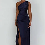 Grace | Elegant Long Slip GownSatin Maxi Dress
