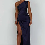 Grace | Elegant Long Slip GownSatin Maxi Dress