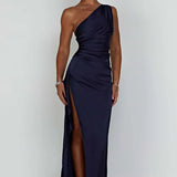Grace | Elegant Long Slip GownSatin Maxi Dress