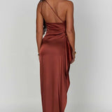 Grace | Elegant Long Slip GownSatin Maxi Dress