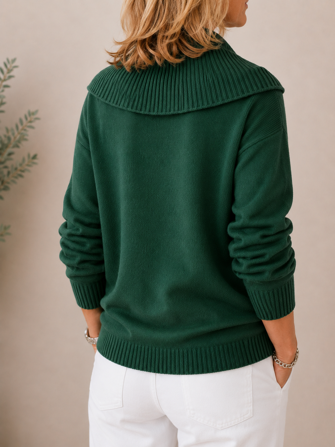 Soft Funnel Neck Sweater