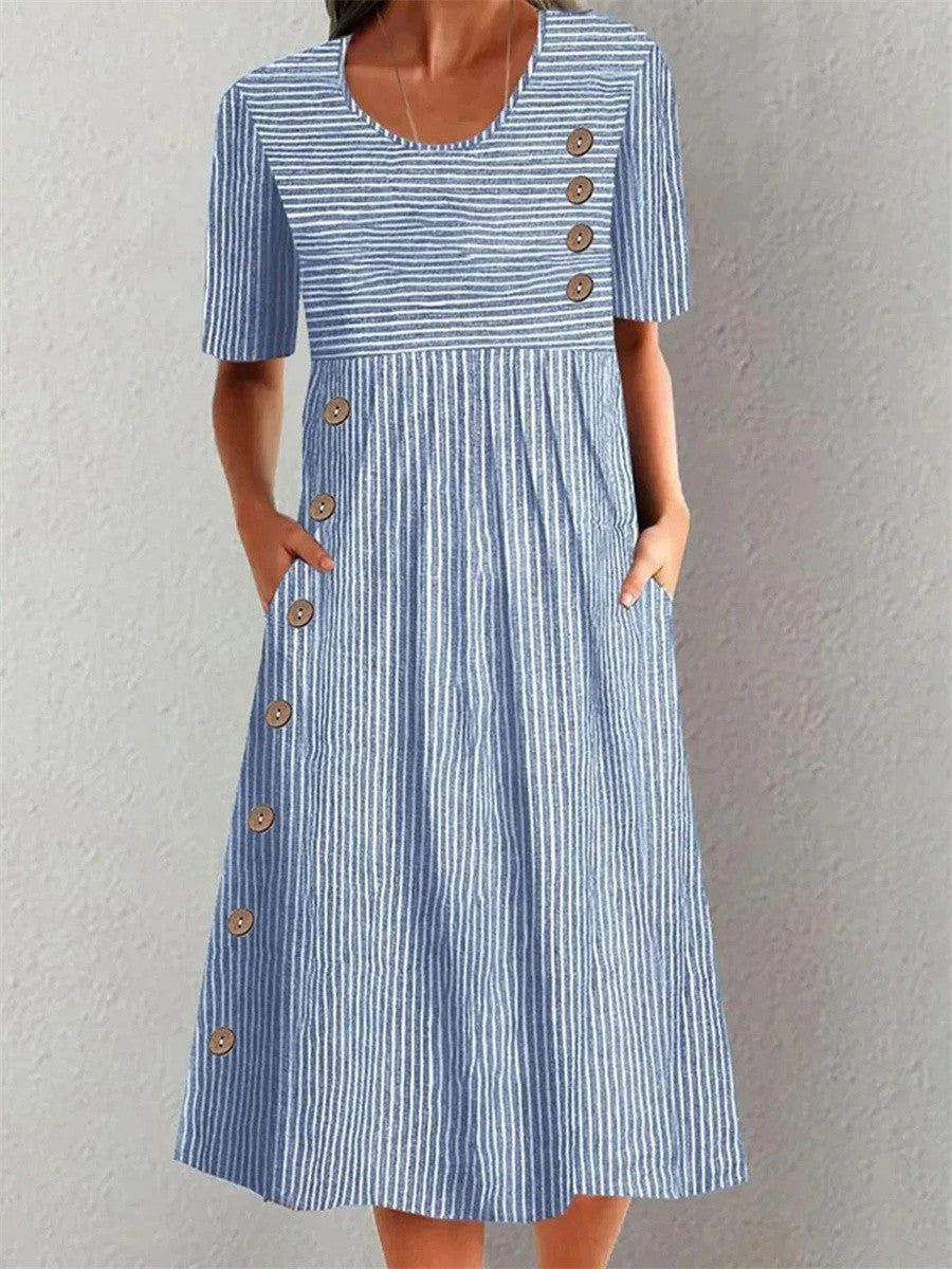 Sofia | Striped Summer Dress