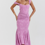 Elsie | Sculpting Sleeveless Lace Maxi Dress