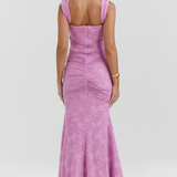 Elsie | Sculpting Sleeveless Lace Maxi Dress