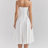 Amaria | Underwired Sweetheart Neckline Corset Midi Dress