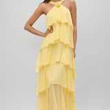 Kacey | Elegant Mermaid Silhouette Lace Embroidered Maxi Dress