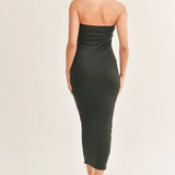 Laquisha | Strapless Breathable Summer Soft Tube Maxi Dress