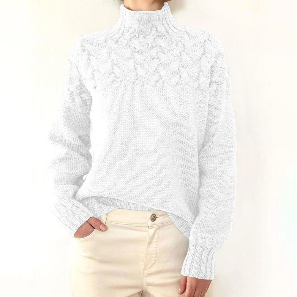 Nina | Warm Knitted Roll Neck
