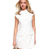 Sabrina | Modern Silhouette Sculpted Minimalist Dress